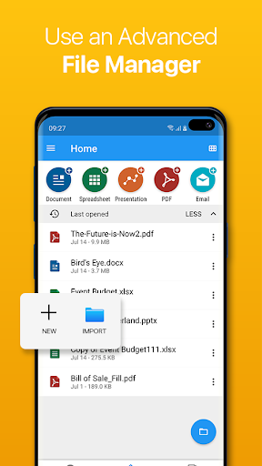OfficeSuite Pro + PDF ekran görüntüsü