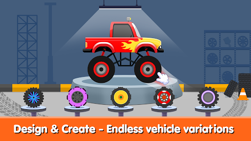 Kids Monster Truck Games 2+ ekran görüntüsü