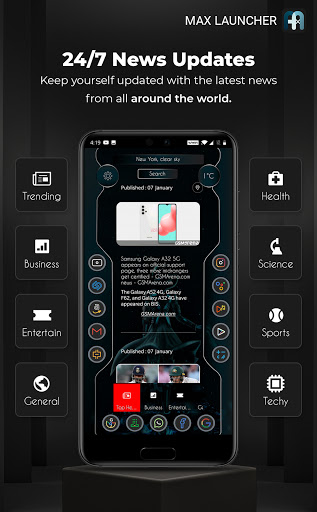 Max Launcher Themes Wallpaper ekran görüntüsü