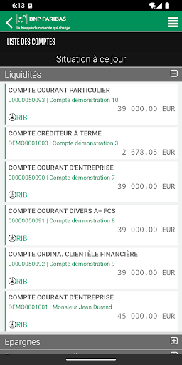 Banque de Wallis et Futuna ekran görüntüsü