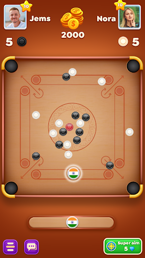 Carrom Cricket: Disc Pool Game ekran görüntüsü