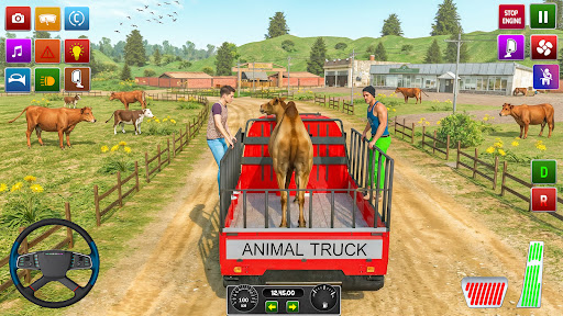 Animal Truck Simulator Game 3D ekran görüntüsü