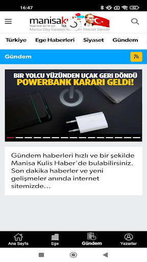 Manisa Kulis Haber ekran görüntüsü