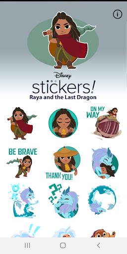 Disney Stickers: Raya ekran görüntüsü