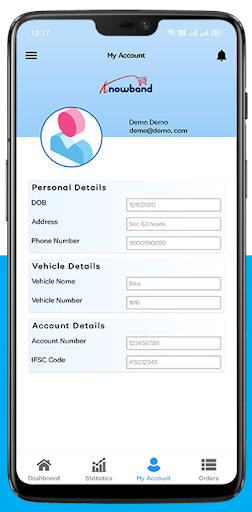 OpenCart Delivery Boy App ekran görüntüsü