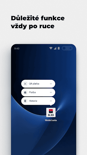 KB Mobilní banka ekran görüntüsü