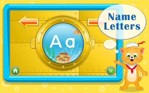 Learn Letters with Captain Cat ekran görüntüsü
