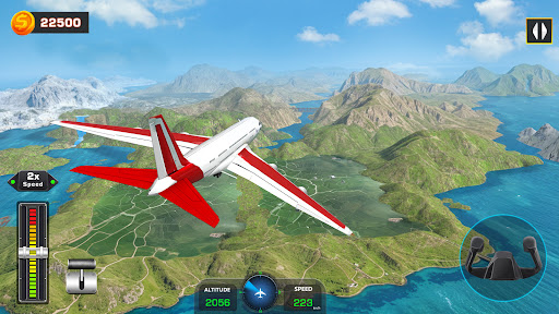 Flying Simulator Pilot Game 3D ekran görüntüsü