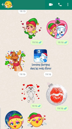 Christmas Stickers WASticker ekran görüntüsü
