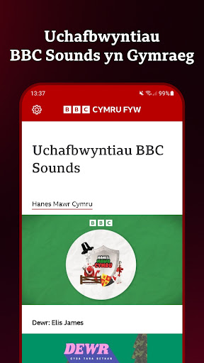 BBC Cymru Fyw ekran görüntüsü