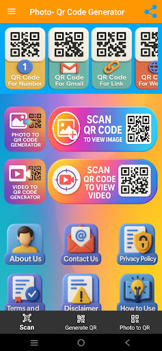 Photo QR Code Generator ekran görüntüsü