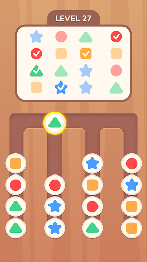 Color Shape Sort Puzzle ekran görüntüsü