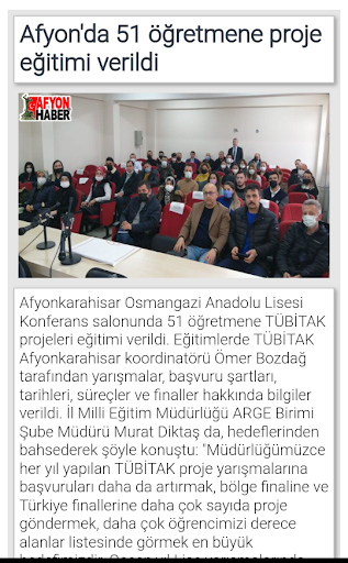 Afyonkarahisar Haber Bilgi ekran görüntüsü
