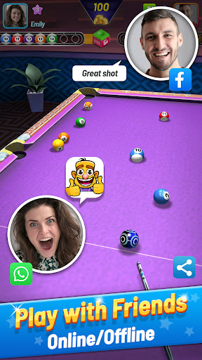 8 Ball Shoot It All - 8 Pool ekran görüntüsü