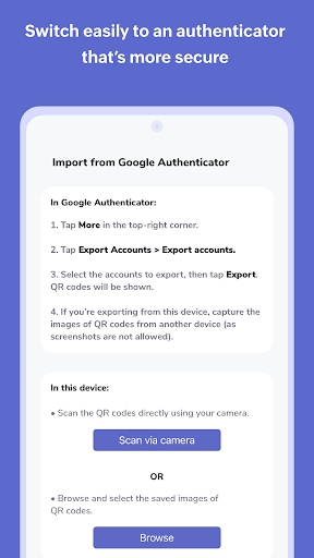 Authenticator App - OneAuth ekran görüntüsü