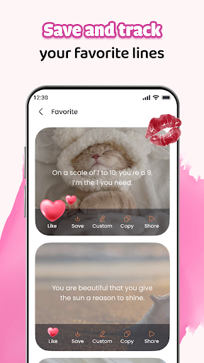 Pick Up Lines - Love Messages ekran görüntüsü