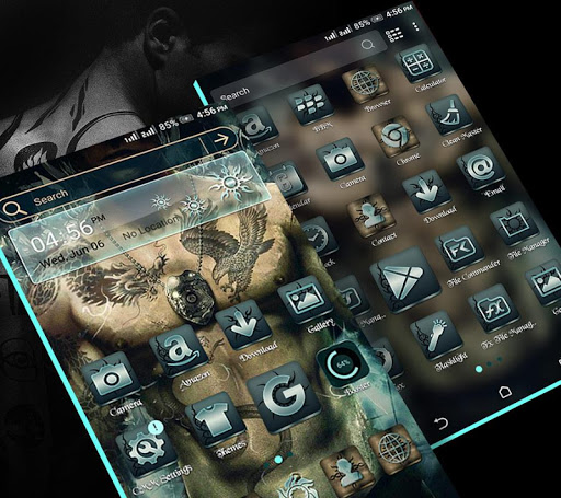 Tattoo Launcher Theme ekran görüntüsü