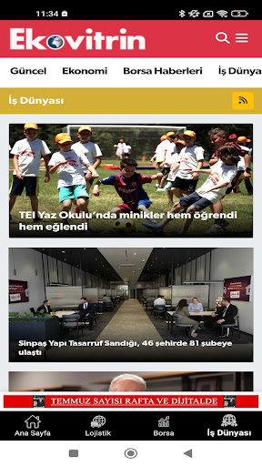 Ekovitrin Haber ekran görüntüsü