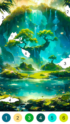 Fantasy Color-Paint By Number ekran görüntüsü