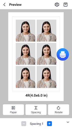 Kimlik Fotoğrafı Oluşturucu ekran görüntüsü