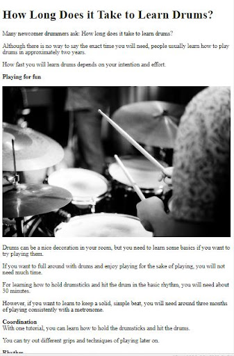 How to Play Drum Basics ekran görüntüsü
