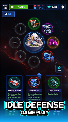Space Hole: Idle Tower Defense ekran görüntüsü