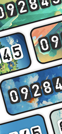 Flip clock & floating widget ekran görüntüsü
