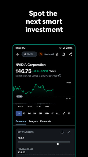 Yahoo Finance: Stocks & News ekran görüntüsü