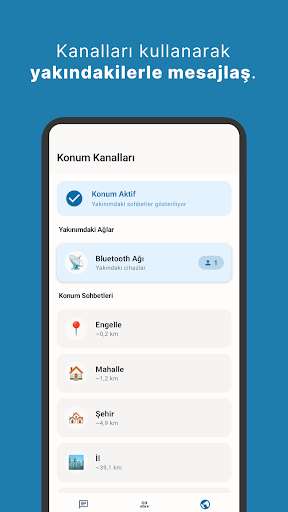 Deprem İnternetsiz - Mesh Chat ekran görüntüsü