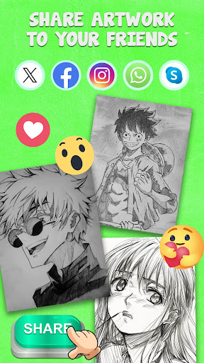 Draw Anime: AR Tracing & Art ekran görüntüsü