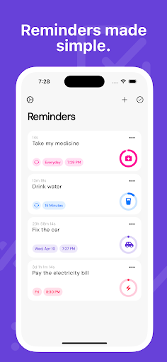 Remyn: Reminders made simple ekran görüntüsü
