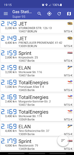 Gas stations ekran görüntüsü