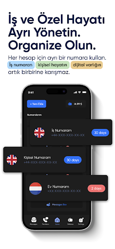 GetSim: İkinci Numara Kiralama ekran görüntüsü
