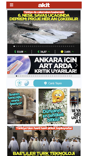 Yeni Akit ekran görüntüsü