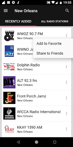 New Orleans Radio Stations ekran görüntüsü