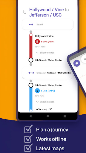 LA Metro - Map & Route Planner ekran görüntüsü