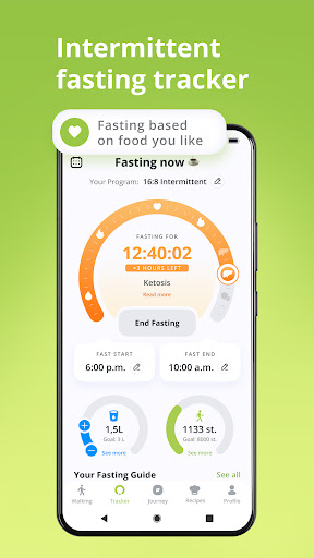 NutriWalking: Aralıklı Oruç ekran görüntüsü