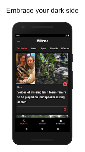 Irish Mirror ekran görüntüsü