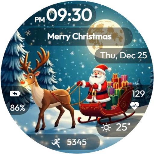 Xmas Magic WatchFace