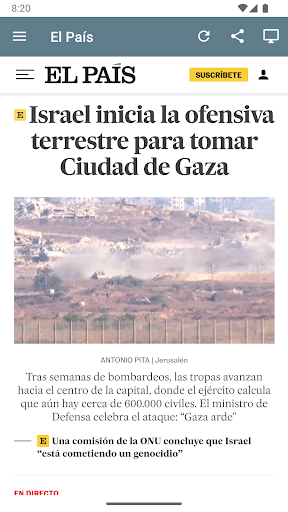 Prensa de España ekran görüntüsü