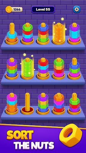 Perfect Sort: Nuts & Bolts 3D ekran görüntüsü