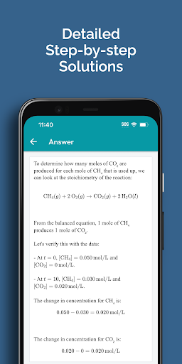 AI Chemistry Solver: Homework ekran görüntüsü