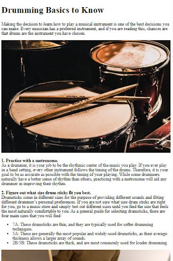 How to Play Drum Basics ekran görüntüsü