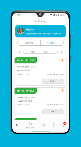 Gifted Workforce Solutions App ekran görüntüsü