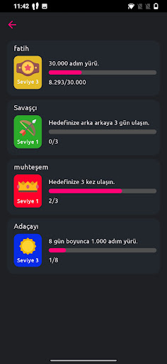 Adımsayar ve Kalori Uygulaması ekran görüntüsü