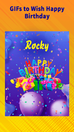 Happy Birthday Wishes GIF ekran görüntüsü