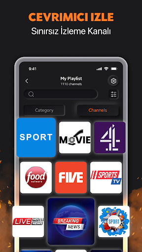 Smart IPTV Player Çevrimiçi TV ekran görüntüsü