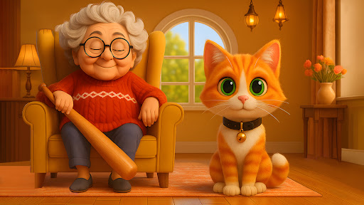 Angry Granny Prank vs Bad Cat ekran görüntüsü