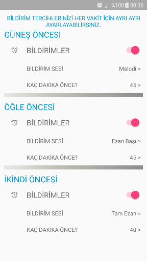 Ezan Vakti Alarmı ekran görüntüsü