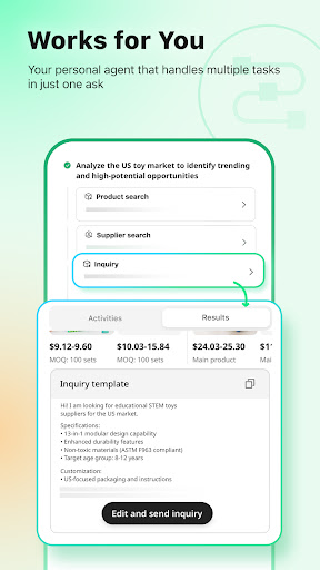Accio: Alibaba AI Agent ekran görüntüsü